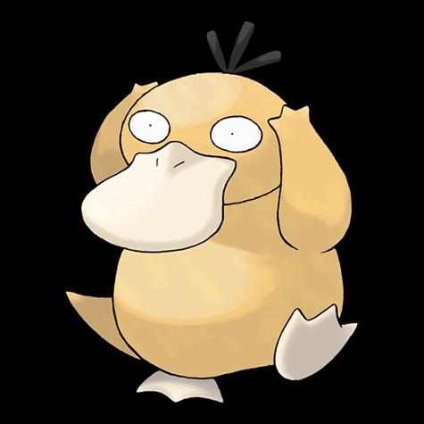 Official artwork of Psyduck Sombroso