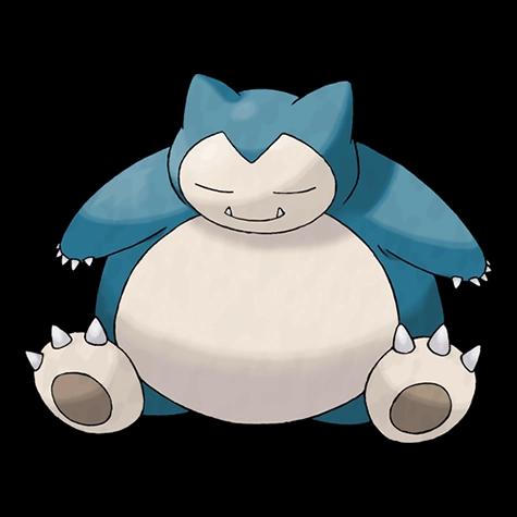 Official artwork of Snorlax oscuro