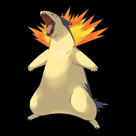 Official artwork of Typhlosion oscuro
