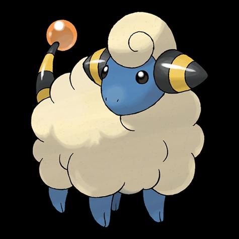 Official artwork of Mareep oscuro