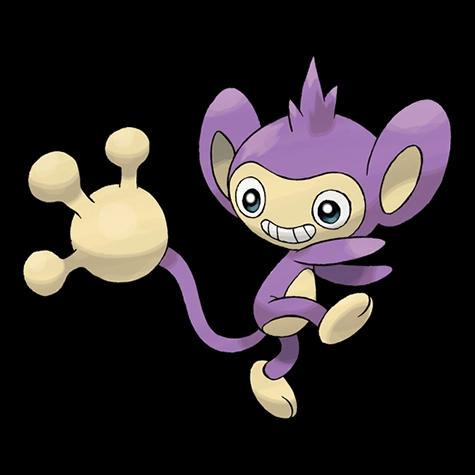 Official artwork of Aipom Sombroso