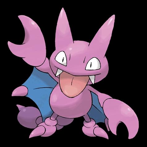 Official artwork of Gligar oscuro