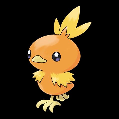 Official artwork of Torchic oscuro