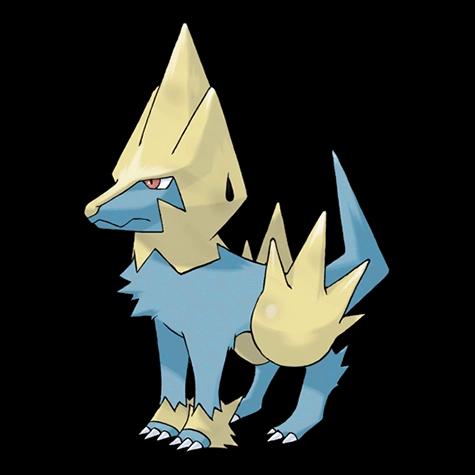 Official artwork of Manectric oscuro