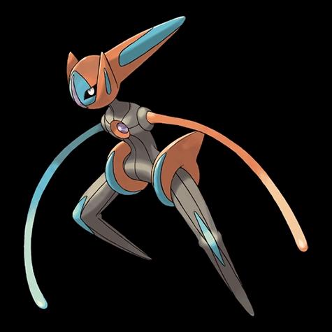 Official artwork of Deoxys (Forma Velocidad)