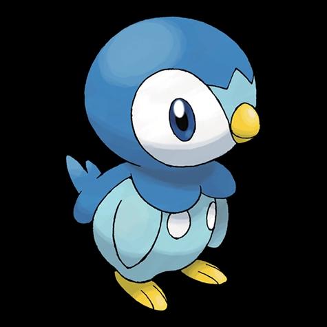 Official artwork of Piplup oscuro