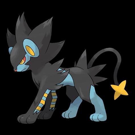 Official artwork of Luxray Sombroso
