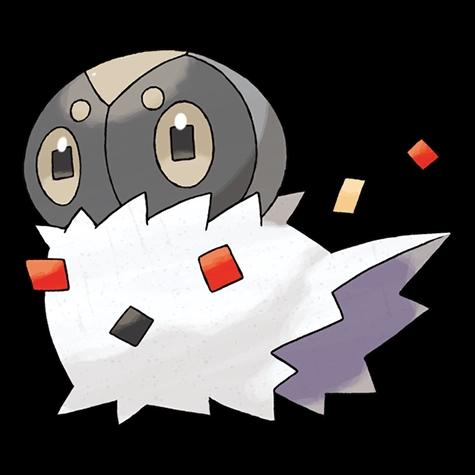 Official artwork of Puponcho (Pokéball-Muster)