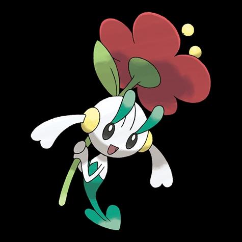 Official artwork of Floette (Yellow)