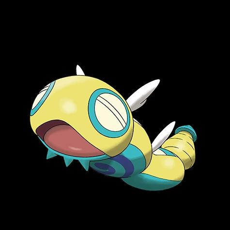 Official artwork of Dudunsparce (Two-Segment Form)