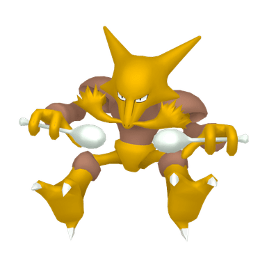 Pokémon HOME Alakazam oscuro ♀ sprite 