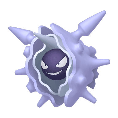 Pokémon HOME Cloyster oscuro sprite 
