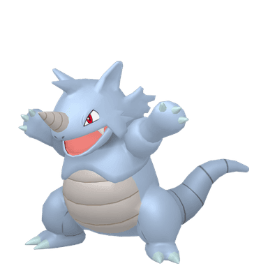 Pokémon HOME Rhinoféros Obscur ♀ sprite 
