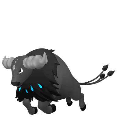 Pokémon HOME Tauros (Paldean Aqua Breed) sprite 