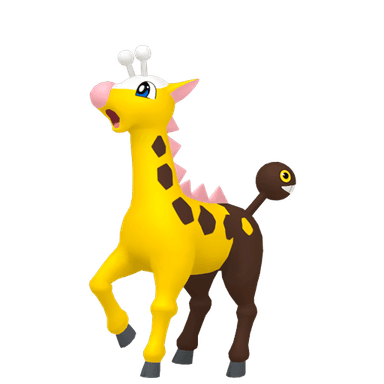 Pokémon HOME Girafarig Obscur ♀ sprite 