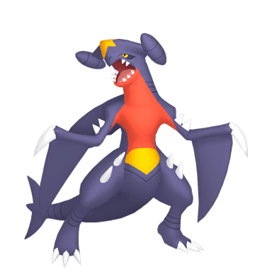 Pokémon HOME Carchacrok ♀ sprite 