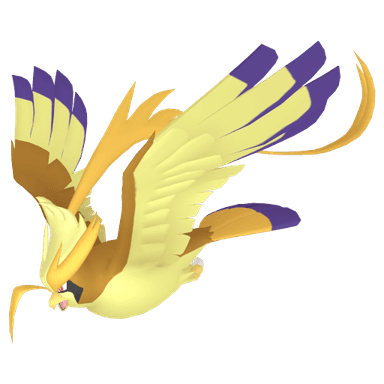 Pokémon HOME Shiny Pidgeot oscuro sprite 