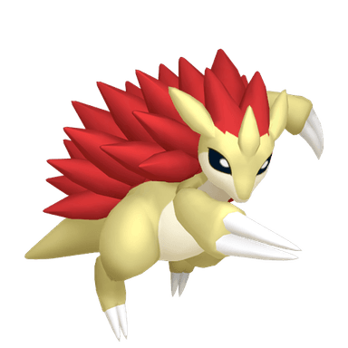 Pokémon HOME Shiny Crypto-Sandamer sprite 