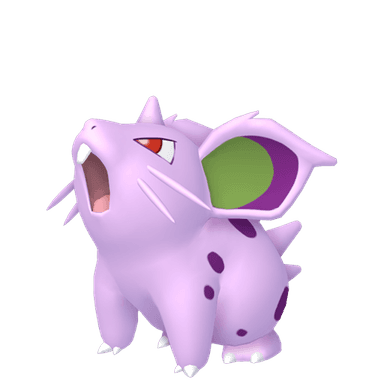 Pokémon HOME Shiny Nidoran♀ Sombroso sprite 