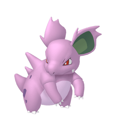Pokémon HOME Shiny Nidorina oscuro sprite 
