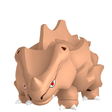 Pokémon HOME Shiny Rhinocorne Obscur ♀ sprite 