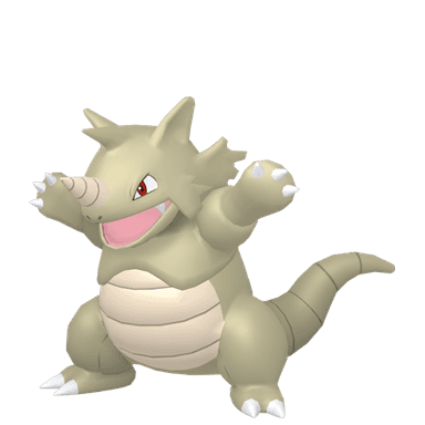 Pokémon HOME Shiny Rhinoféros ♀ sprite 