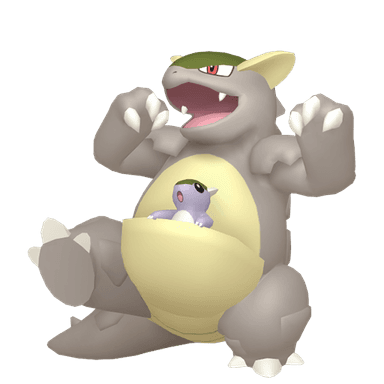 Pokémon HOME Shiny Kangourex Obscur sprite 