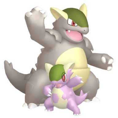 Pokémon HOME Shiny Kangourex sprite 