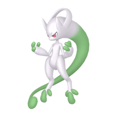 Pokémon HOME Shiny Mewtwo sprite 