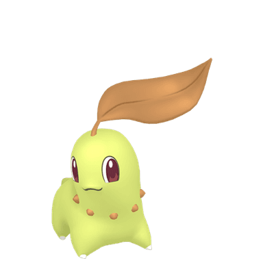 Pokémon HOME Shiny Chikorita oscuro sprite 