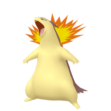 Pokémon HOME Shiny Typhlosion Sombroso sprite 