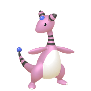 Pokémon HOME Shiny Crypto-Ampharos sprite 