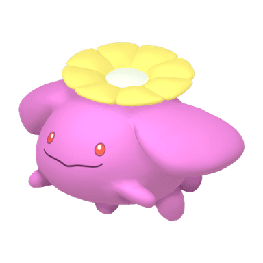 Pokémon HOME Shiny Skiploom oscuro sprite 