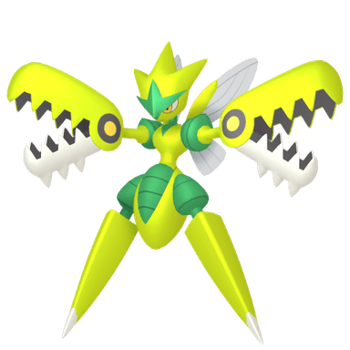 Pokémon HOME Shiny Scizor oscuro sprite 