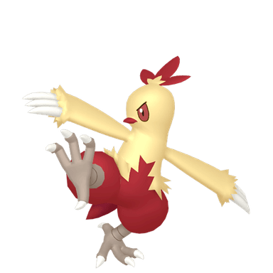 Pokémon HOME Shiny Combusken ♀ sprite 