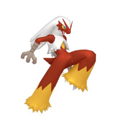 Pokémon HOME Shiny Blaziken ♀ sprite 