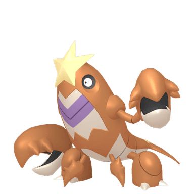 Pokémon HOME Shiny Crawdaunt oscuro sprite 