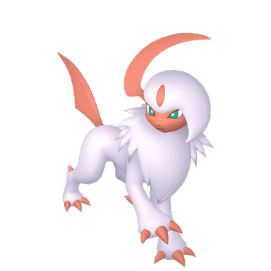 Pokémon HOME Shiny Absol oscuro sprite 