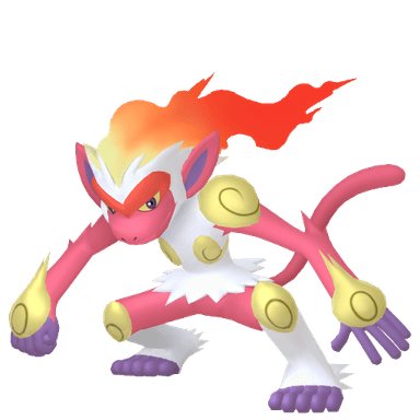 Pokémon HOME Shiny Crypto-Panferno sprite 