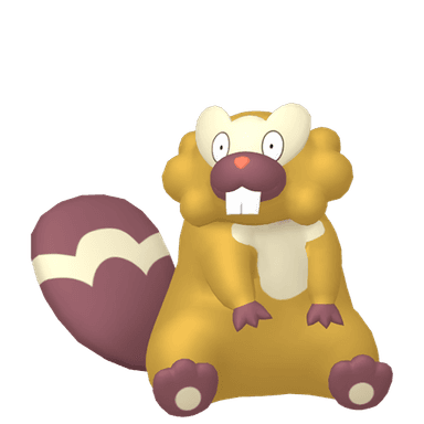 Pokémon HOME Shiny Bibarel Sombroso ♀ sprite 