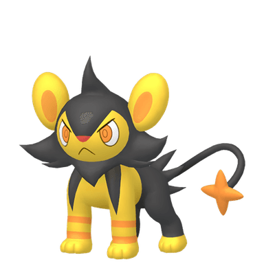 Pokémon HOME Shiny Luxio Obscur sprite 