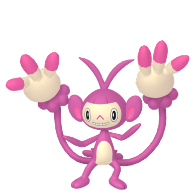 Pokémon HOME Shiny Ambipom Sombroso ♀ sprite 