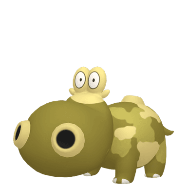 Pokémon HOME Shiny Hippopotas oscuro ♀ sprite 