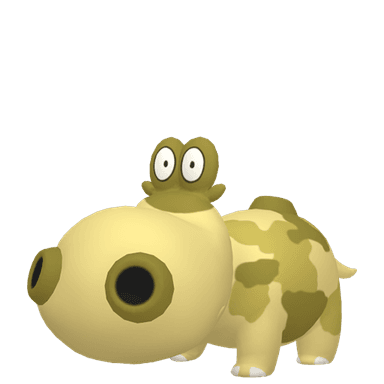 Pokémon HOME Shiny Hippopotas Sombroso sprite 