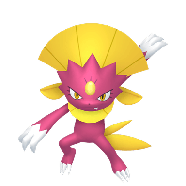 Pokémon HOME Shiny Weavile oscuro ♀ sprite 