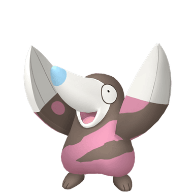 Pokémon HOME Shiny Drilbur Sombroso sprite 