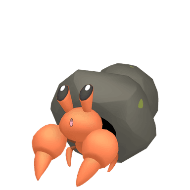Pokémon HOME Shiny Dwebble Sombroso sprite 
