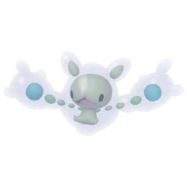 Pokémon HOME Shiny Reuniclus oscuro sprite 