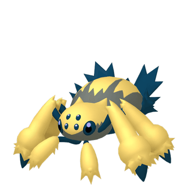 Pokémon HOME Shiny Galvantula oscuro sprite 