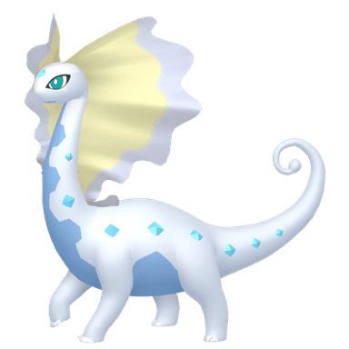 Pokémon HOME Shiny Dragmara sprite 